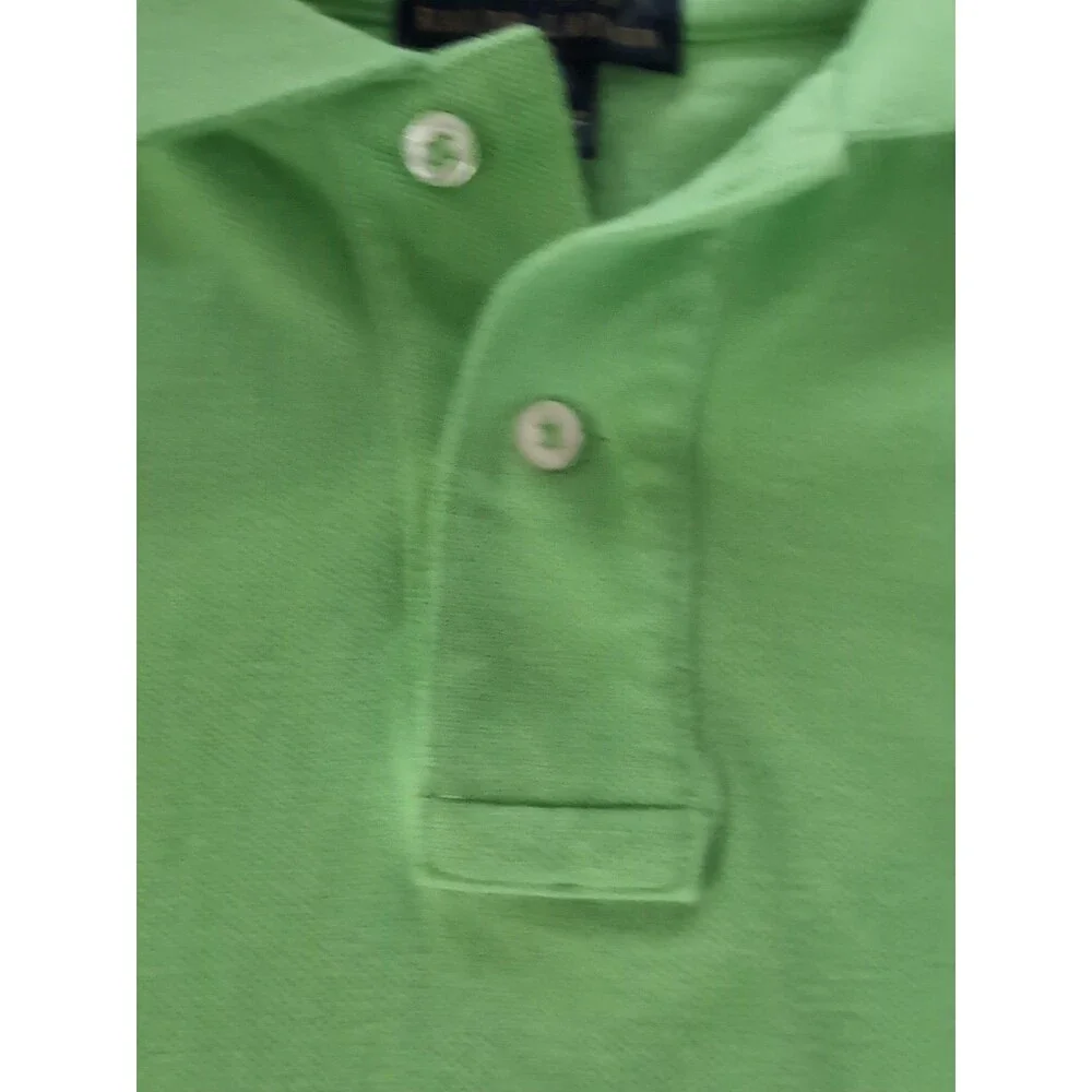 POLO RALPH LAUREN SHIRT SIZE YOUTH XL LIME W/PONY LOGO  EUC